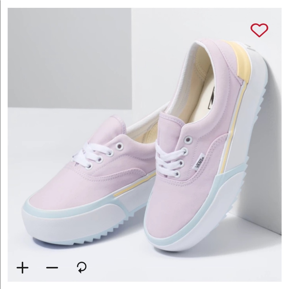 Vans Pastel New Era Stacked Womens size 9.5